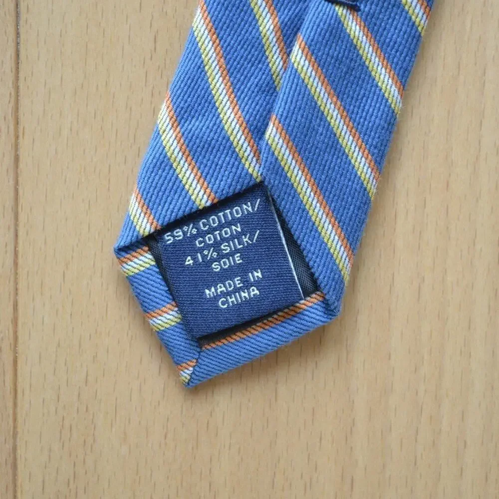 J Crew Blue Striped Tie
